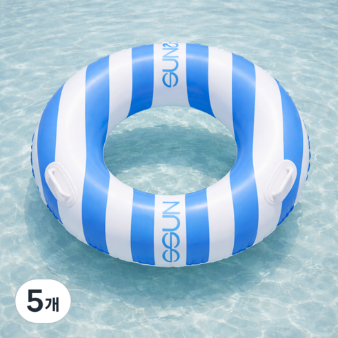 SSUN 아동용 물놀이 튜브 60cm, 블루, 5개