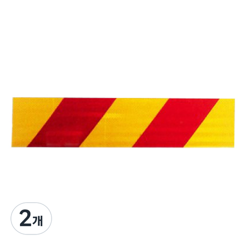 3M 후부반사지 스티커 좌 600 x 140 mm, 2개
