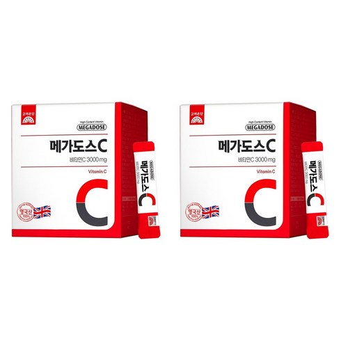 메가도스 비타민C 3000mg, 180g, 2개