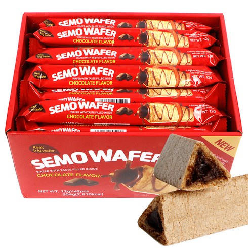 세모 와퍼 초코맛 42p, 1개, 504g