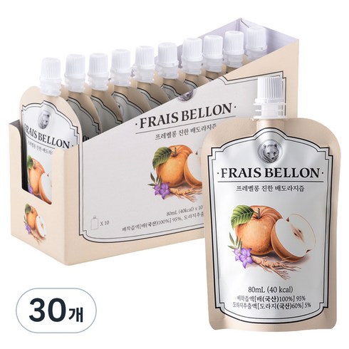 프레벨롱 진한 배도라지즙, 80ml, 30개