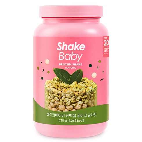 쉐이크베이비 락토컷 프로틴 말차맛, 630g, 1개