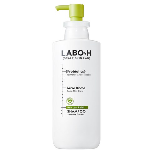 라보에이치 프로바이오틱스 탈모 완화 민감더마 샴푸, 400ml, 1개