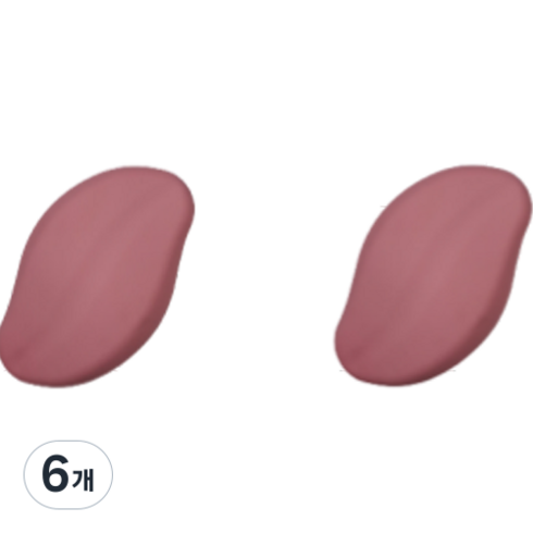 동그란주먹 수동 여성용 제모기 핑크, 2개입, 6개