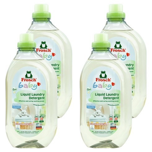 프로쉬 베이비 액상 세탁세제, 1.5L, 4개