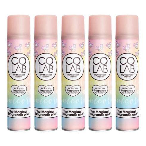 코랩 드라이샴푸 유니콘, 200ml, 5개