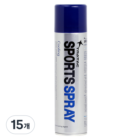 트라택 냉각 스포츠 스프레이 420ml, 1개입, 15개