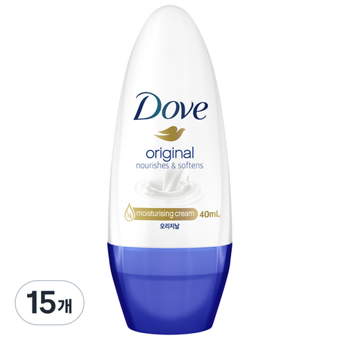 도브 오리지널 데오드란트 롤온, 40ml, 15개