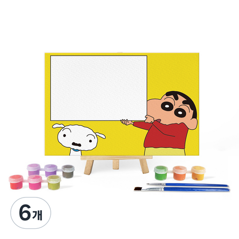 아이러브페인팅 짱구 그리기 DIY PAINTING, 짱구 메모장, 6개