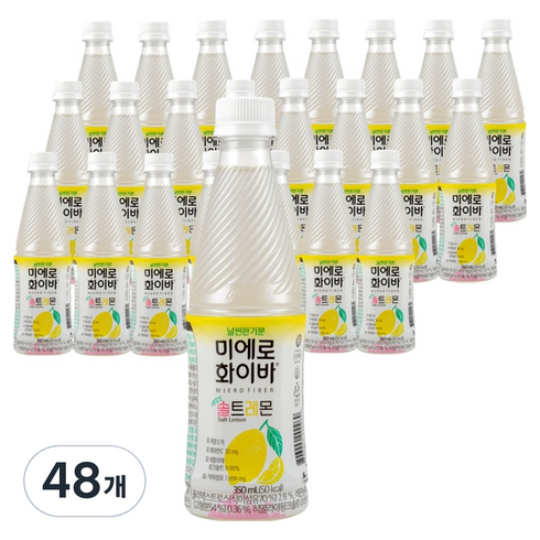미에로화이바 솔트레몬, 350ml, 48개