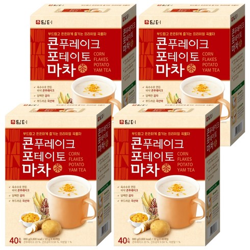 담터 콘푸레이크 포테이토 마차, 22g, 40개입, 4개
