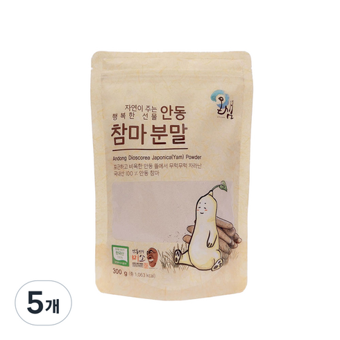 온샘 안동 참마분말, 300g, 5개