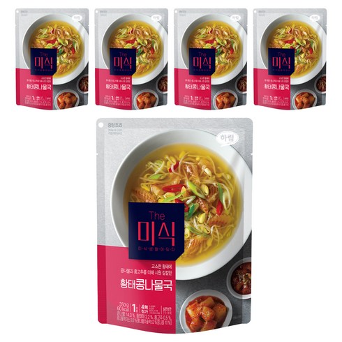 더미식 황태콩나물국, 350g, 5개
