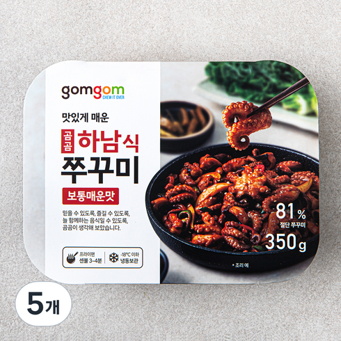 곰곰 하남식쭈꾸미 보통매운맛 (냉동), 350g, 5개