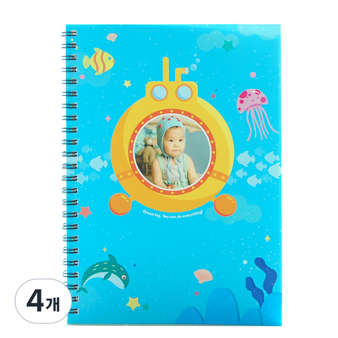제이밀크 신생아 수유일지, 보글보글 잠수함 바다여행, 4개