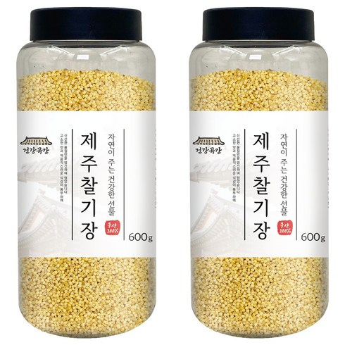 건강곡간 제주 찰기장, 600g, 2개