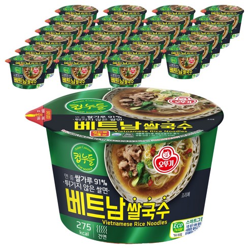 오뚜기 컵누들 베트남 쌀국수, 88.5g, 24개