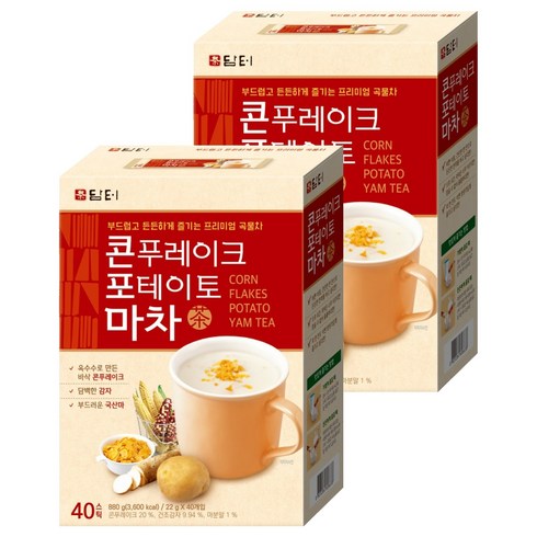 담터 콘푸레이크 포테이토 마차, 22g, 40개입, 2개