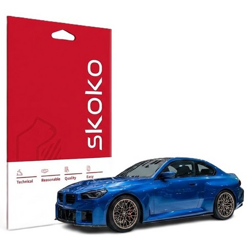 스코코 BMW 더 뉴 M2 쿠페 G87 풀커버 올레포빅 네비게이션 액정보호필름