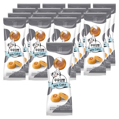 화과방 목장우유로 만든 우유앙빵, 69g, 16개
