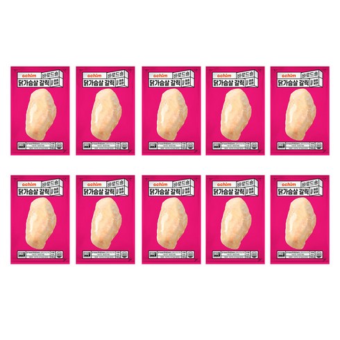 바로드숑 바로 먹는 닭가슴살 갈릭맛, 100g, 10개