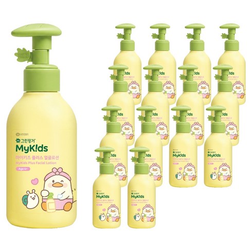 그린핑거 마이키즈 플러스 얼굴로션 푸아, 160ml, 15개