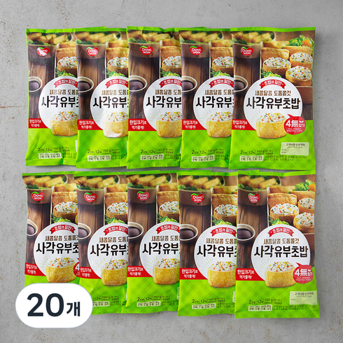 동원 사각 유부초밥, 160g, 20개