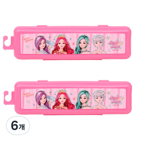 시크릿쥬쥬 별빛 다용도 수저케이스, PN311, 6개