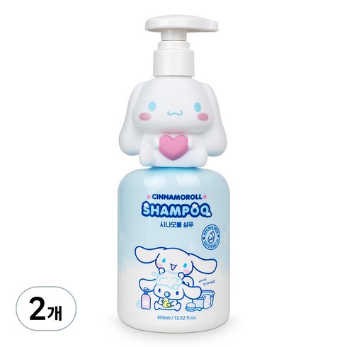 아텍스 시나모롤 약산성 샴푸 베이비파우더향, 400ml, 2개