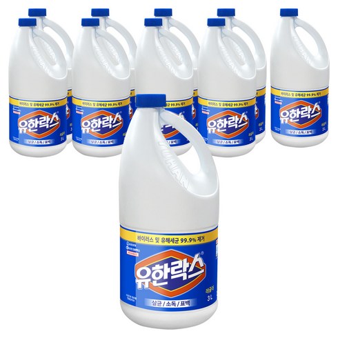유한락스 레귤러, 3L, 10개