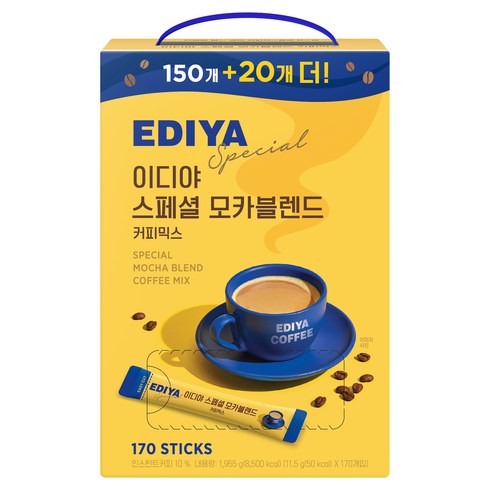 이디야 스페셜 모카블렌드 커피믹스, 11.5g, 170개입, 1개