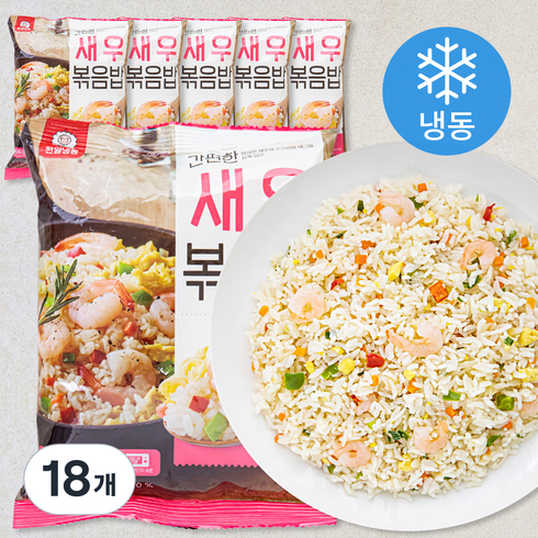 천일냉동 간편한 새우 볶음밥 (냉동), 300g, 18개