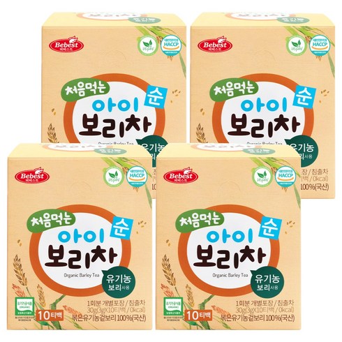 베베스트 처음 먹는 아이 보리차, 3g, 10개입, 4개