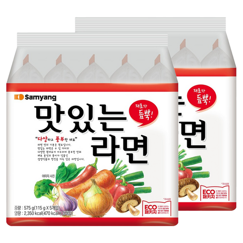 삼양 맛있는라면 115g, 10개