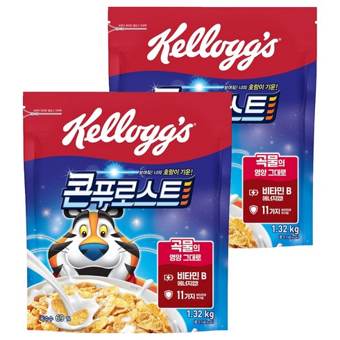 콘푸로스트 시리얼, 1.32kg, 2개