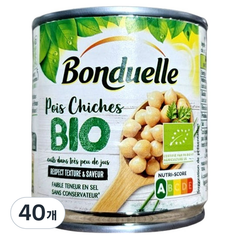 봉듀엘 유기농 칙피, 150g, 40개