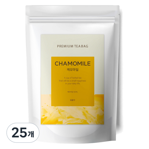 유리아 캐모마일차 삼각티백, 1.2g, 30개입, 25개