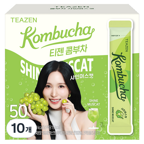 티젠 콤부차 샤인머스캣, 5g, 50개입, 10개