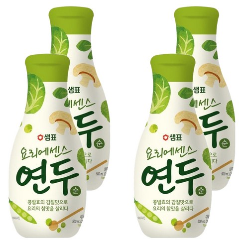 샘표 요리에센스 연두 순, 500ml, 4개