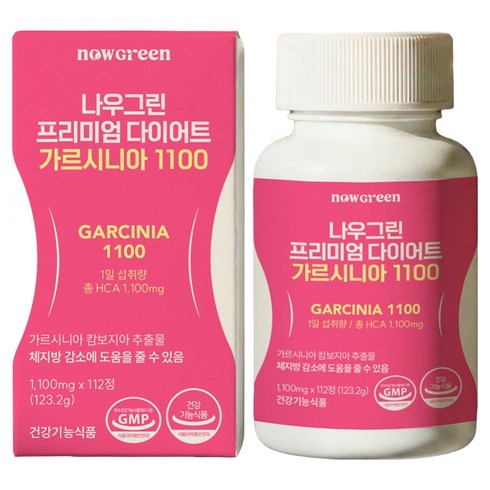 나우그린 프리미엄 다이어트 가르시니아 1100, 112정, 1개