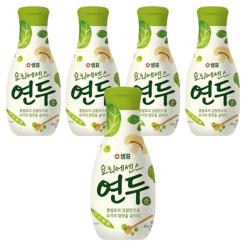 샘표 요리에센스 연두 순, 500ml, 5개