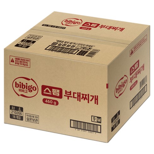 비비고 스팸 부대찌개, 460g, 18개
