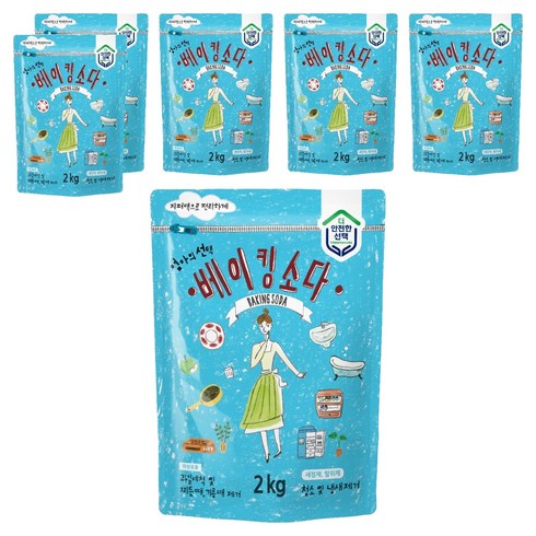 엄마의선택 베이킹소다, 2kg, 6개