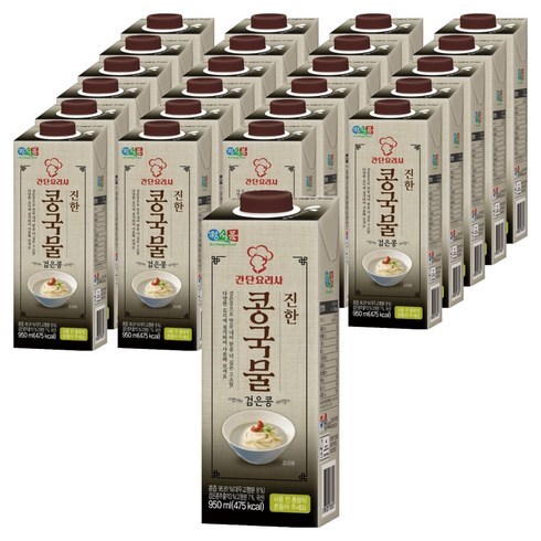 정식품 진한 콩국물 검은콩, 950ml, 24개