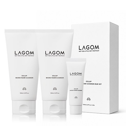 라곰 셀럽 마이크로 폼 클렌저 150ml 2p + 30ml, 1세트, 330ml