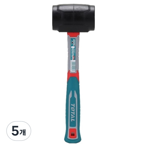 토탈툴스 공구 고무망치 450g, 5개, THRUH6816