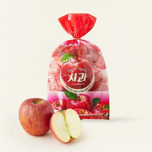 다조은 사과, 1개, 1.3kg(중과, 5~6입)