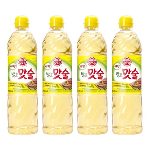 오뚜기 미향 발효맛술, 4개, 900ml