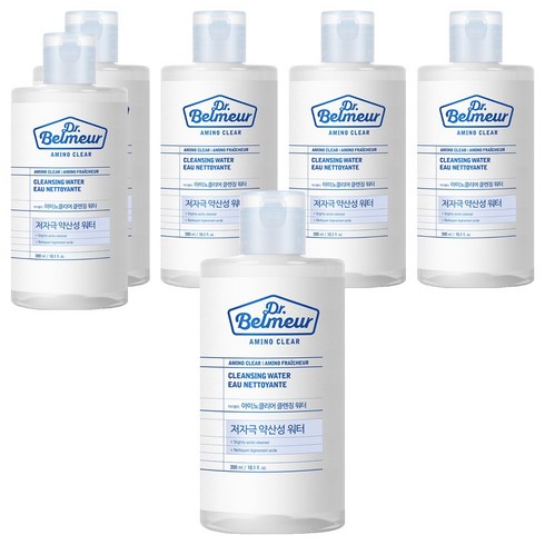닥터벨머 아미노클리어 클렌징 워터, 6개, 300ml