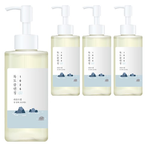 라운드랩 1025 독도 클렌징오일, 200ml, 4개